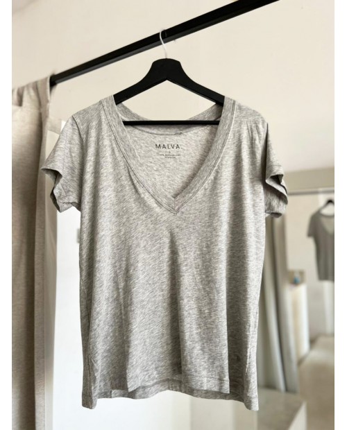 POLERA CLOE GRIS MELANGE