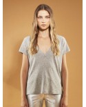POLERA CLOE GRIS MELANGE