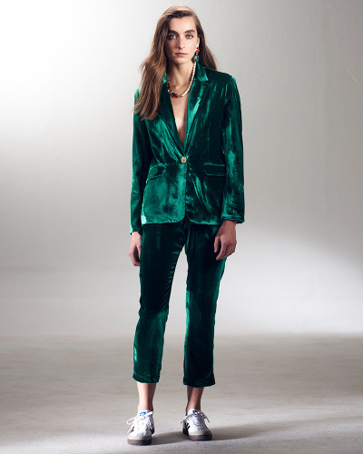 PANTALÓN TERCIOPELO VERDE