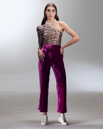 PANTALÓN VELVET FUCSIA