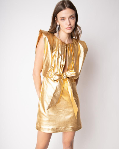 VESTIDO GALAXY DORADO