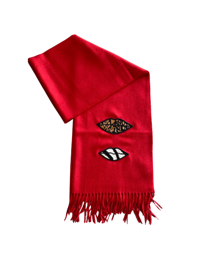 BUFANDA BACIO ROJA