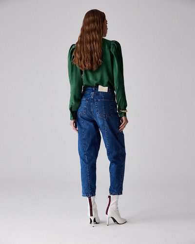 PANTALÓN BAGGY AZUL