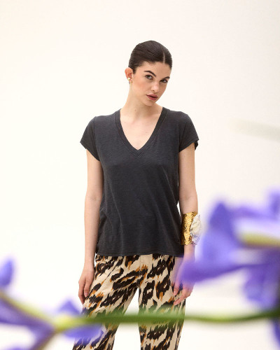 POLERA CLOE ACERO