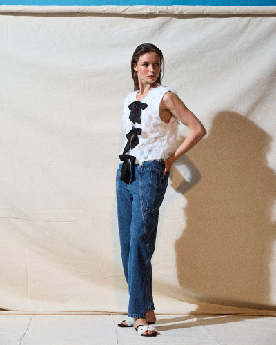 PANTALÓN BAGGY AZUL
