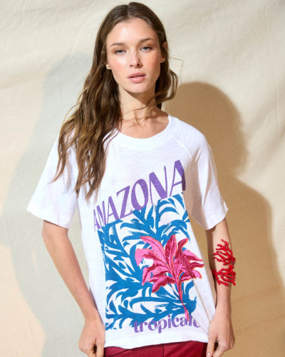 POLERA AMAZONA BLANCO