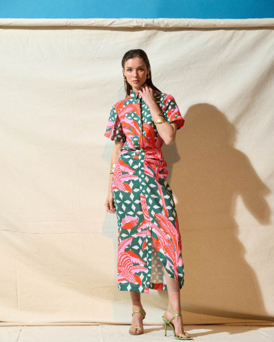 FALDA TINA PALM VERDE