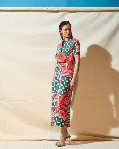 FALDA TINA PALM VERDE