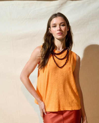 POLERA ZOE PALMERA NARANJA