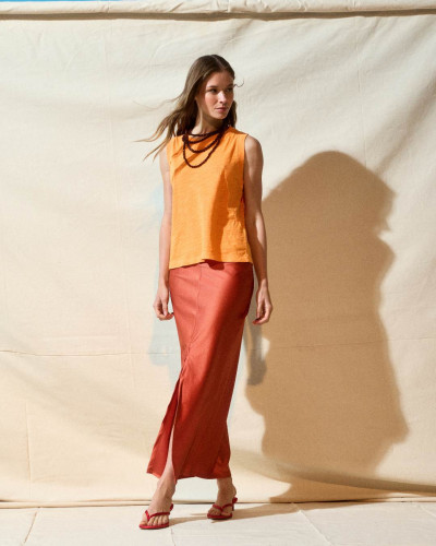 POLERA ZOE PALMERA NARANJA