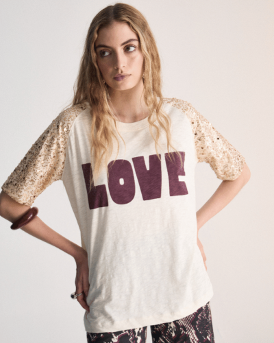 POLERA LOVE CRUDO