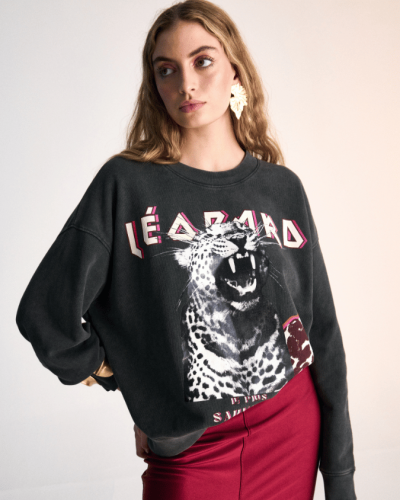 POLERÓN LEOPARDO NEGRO HUMO