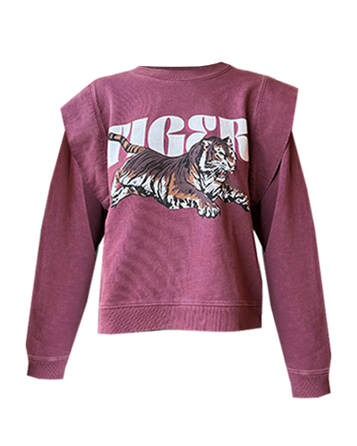POLERÓN BURGUNDY TIGER BURDEOS