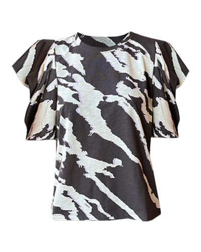 POLERA BECK BLACK CEBRA