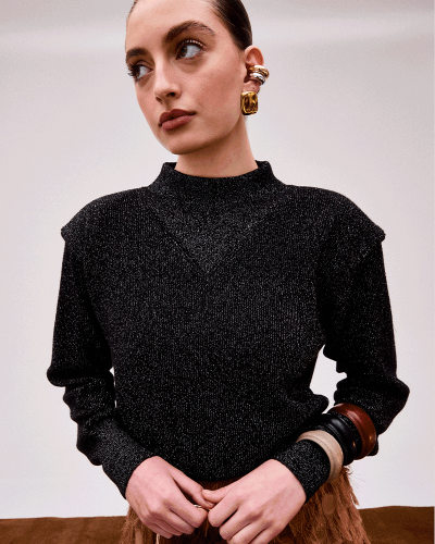 CHALECO TANGER LUREX
