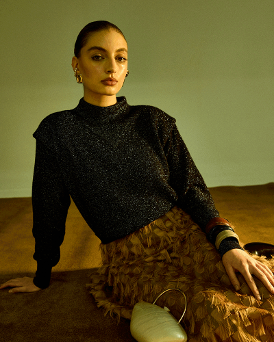 CHALECO TANGER LUREX