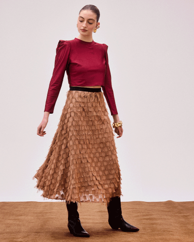 FALDA LONDON TOFFEE