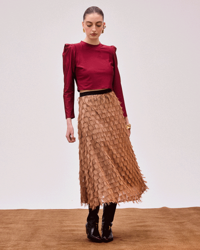 FALDA LONDON TOFFEE
