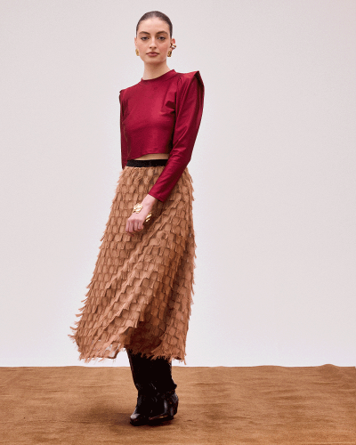 FALDA LONDON TOFFEE