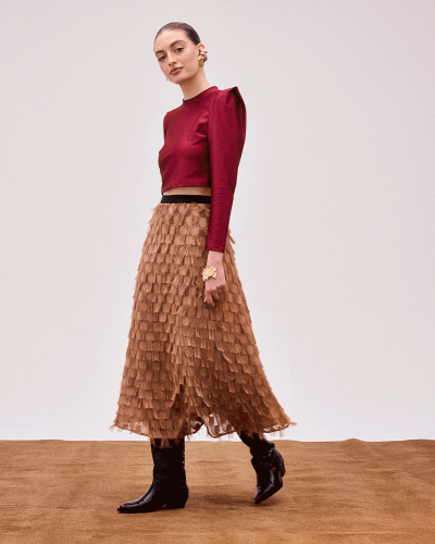 FALDA LONDON TOFFEE