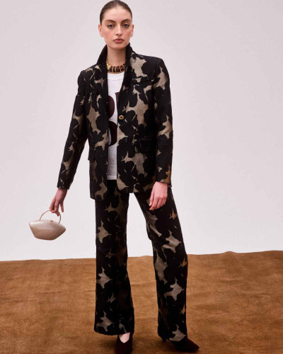 BLAZER BROCATTO FLORES
