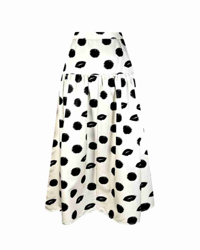 FALDA REPELLER DOTS B/W