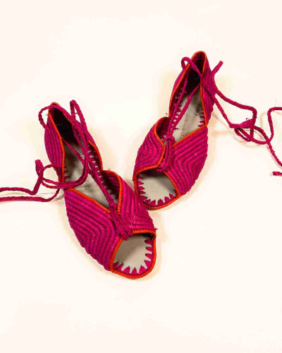 SANDALIA CATANIA FUCSIA