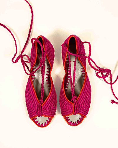 SANDALIA CATANIA FUCSIA