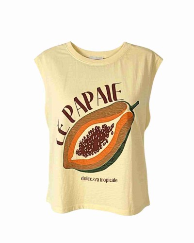 POLERA PAPAYA AMARILLA