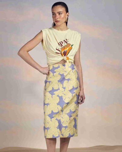 POLERA PAPAYA AMARILLA