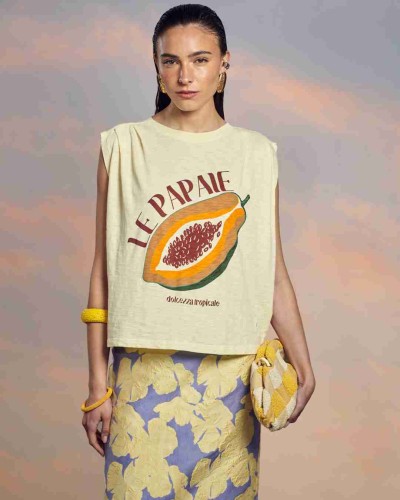 POLERA PAPAYA AMARILLA