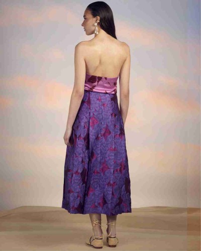 BLUSA SEVILLA ABSTRACT FLOWER PINK