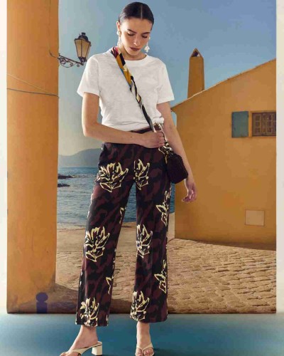 PANTALÓN GABA FLOWER