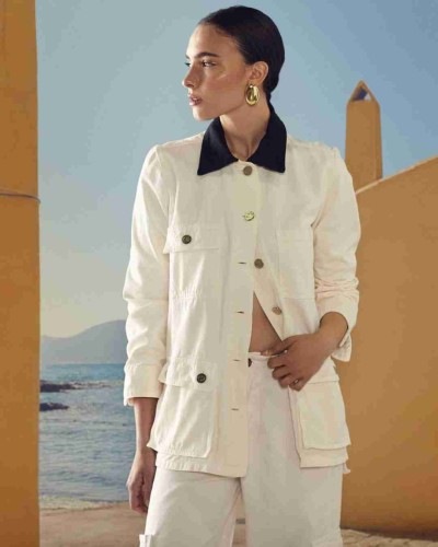 CHAQUETA QUEEN CRUDO