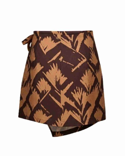 FALDA MAUI PALM LINO