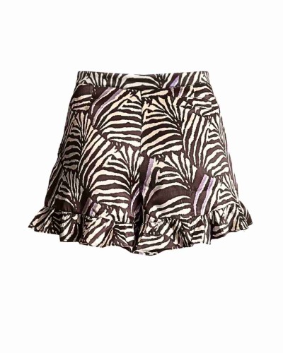 SHORT CARMELA PALMERA CEBRA