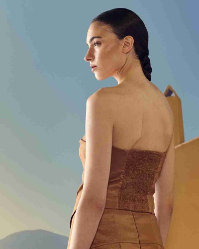 BLUSA BOGOTÁ TERRACOTA