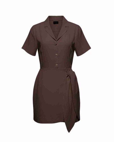 VESTIDO OCTAVIA CHOCOLATE