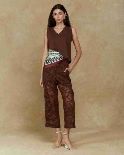 PANTALÓN CHIARA CAFÉ