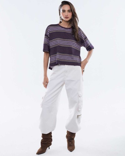 POLERA RAYE CAFÉ