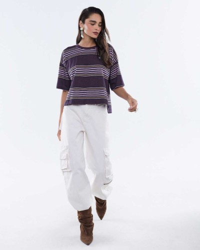 POLERA RAYE CAFÉ