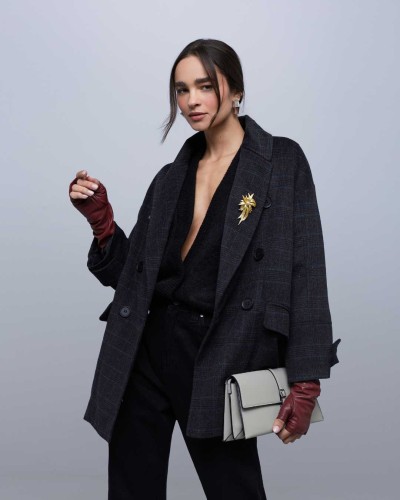 ABRIGO LUKA ACERO CHECK