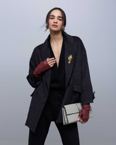 ABRIGO LUKA ACERO CHECK