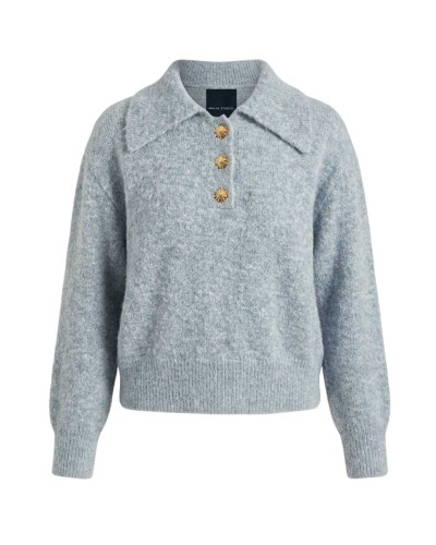 CHALECO PROVENZA CELESTE