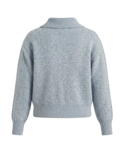 CHALECO PROVENZA CELESTE