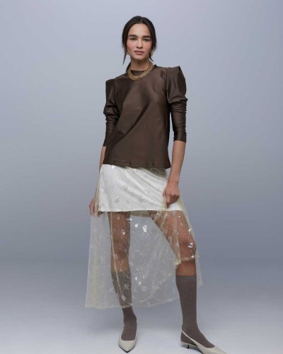 POLERA BOWIE CHOCOLATE