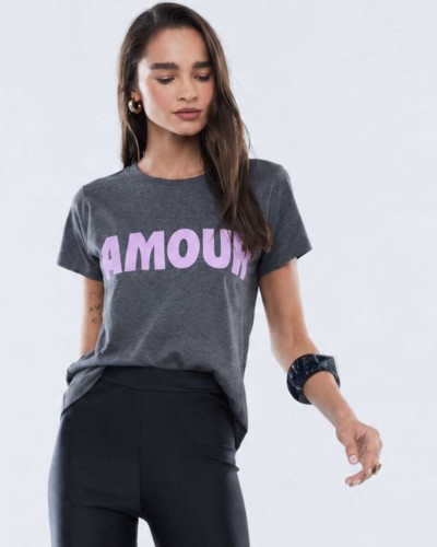 POLERA AMOUR GRIS