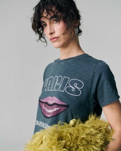 POLERA PARIS COSMIQUE ACERO