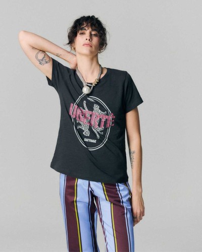 POLERA RYTHEM NEGRO HUMO