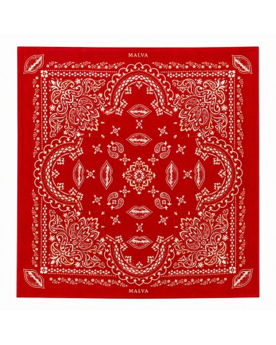 PAÑUELO PAISLEY ROJO